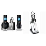 VTech DS6771-3 Handset DECT6.0 Connect to Cell Answering System + VTech IS6200 DECT6.0 Accessory Headset