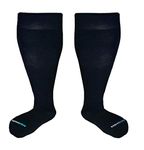 HOYISOX Plus Size Compression Socks 20-30 mmHg for Men and Women, Wide Calf Extra Large 3XL