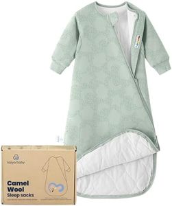 KaiyaBaby Organic Cotton Baby Sleep Sack, Long Sleeve 2.5 TOG, 0-6M