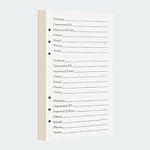 A6 Password Book Refill Pages, 576 