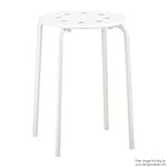 3x IKEA MARIUS - Stool, white