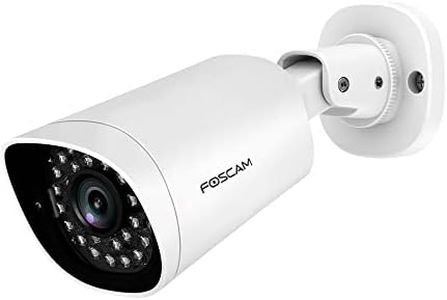 Foscam G4EP - Cámara IP PoE Exterior (4 Mpx, cámara de vigilancia Exterior 2K, Consulta a Distancia 24/7, detección de Movimiento)