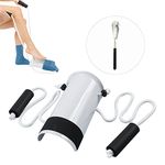 SUPERFA Sock Aids for Putting Socks On and Off, Sock Helper Puller Aid and Shoe Horn Set, Easy Pull Sock Aid for Elderly, Pregnant and Disabled