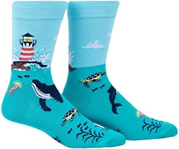 Sock It To Me, Men's Crew, Fun Novelty Socks, Light Up My Life, One Size