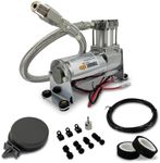 TORQUE 12V Heavy Duty Air Compressor Kit - 120 PSI, Portable Single Port, Replaces Air Lift 16092 16192 - Compressor for Train Horns, Air Horns, Air Ride Suspension, Air Train Horn Systems (TR16192)