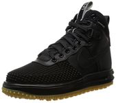 Nike Lunar Force 1 Duckboot, Men's Basketball Basketball Shoes, Black (Black / Black-Mtllc Slvr-Anthrct), 6.5 UK (40.5 EU)