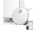 DREAME X60 Ultra Robot Vacuum and Mop, 3.13in Ultra-Thin Design, 3.47in Obstacle Clearing, 35,000Pa Suction, Self Emptying&Refilling, Mop Self-Cleaning, 100% Detangling, 280+Obstacle Avoidance, White