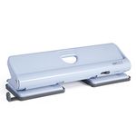 Rapesco 1348 720 4-Hole Metal Punch, 22 Sheet Capacity, Powder Blue