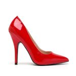 Gizelle Women Stiletto High Heel Pointed Pumps Ladies Party Clubbing Work Court Shoes Size 3-12 (11 UK, Red Patent)