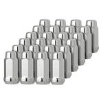 DPAccessories D3318-2305/24 24 Chrome 14x1.5 Closed End XL Bulge Acorn Lug Nuts for Custom Wheels Wheel Lug Nut