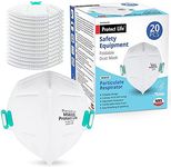Protect Life NIOSH Certified Respirator Masks - 20 pack - Foldable Dust Masks for Construction, Woodworking, Smoke, Wildfires & more