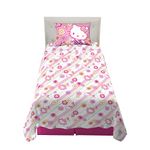 Franco Kids Bedding Super Soft Microfiber Sheet Set, Twin, Hello Kitty