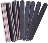 25Pcs Nail Files for Acrylic Nails，100/180 Grit Nail Buffers Double Sided Emery Board Nail Buffing Files