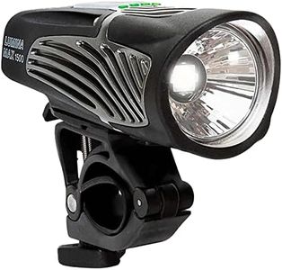 NiteRider Lumina Max 1500 Lumen Headlight Rechargeable MTB Road Commuter Bike Light Front LED Light Easy to Install Cycling Safety