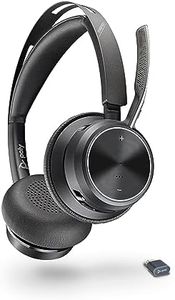 Poly Voyager Focus 2 UC Wireless Headset with Microphone (Plantronics) - Active Noise Canceling (ANC) - Connect PC/Mac/Mobile via Bluetooth - Works w/Teams, Zoom, and More - Amazon Exclusive