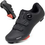 Cycling Shoes for Men Women Road Riding Shoe Compatible SPD Outdoor Indoor Cycling Shoes with Look Delta 218Black42