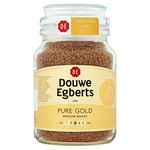 Douwe Egberts Pure Gold Instant Coffee, 3.35 Oz / 95 Gram, Ground, Bottle