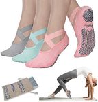 Yoga Socks for Women Non-Slip Grips