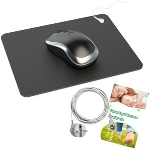 Erdungsmatte mit EU Kabel, Grounding Mat for Earthing, Erdungsmatten-Set für Besseren Schlaf, Grounding Pad (25 * 30cm)