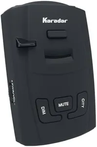 KARADAR S360 Radar Detector – X/K/Ka Band & Laser Detection, City/Highway Mode, VG-2 Immune, detectable Police Speed Trap Detector for Cars LaserEye and False Alert Filtering