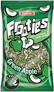 Green Apple Frooties - Tootsie Roll Chewy Candy - 360 Piece Count, 38.8 oz Bag