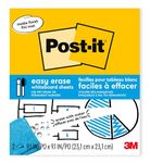 Post-it Easy Erase Permanent Marker Whiteboard Surface, 9.1 in x 9.1 in