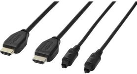 Dynex 6ft HDMI Cable and 6ft Optica