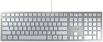 Cherry KC 6000 Slim Keyboard - USB Interface - English (US) - SX Keyswitch (White)