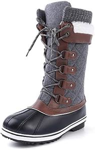 EliteLand Women's Snow Boots, Women Waterproof Mid Calf, Anti-slip Outdoor Warm Winter Boots for Women