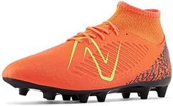 New Balance Unisex Tekela V4 Magique Fg Soccer Shoe, Neon Dragonfly/Black/Coloro Green, 7.5 US Men