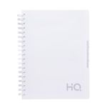 Navneet HQ | Five Subject Spiral Wiro Bound Notebook | 17.6x25 cm |Single Line |300 Pages |White