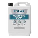 Polar Light Grey Concrete Stain - 5 Litre | Durable, Stain & Slip-Resistant Finish for Interior & Exterior Stone & Concrete Floors | Smooth & Solvent-Free Coating for Driveways, Walkways & Patios