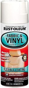 Rust-Oleum 248922 Automotive Enamel Fabric & Vinyl Spray Paint, 11 Ounce, Gloss White, 11 Fl Oz