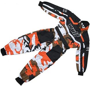 Wulfsport Junior - traje de Kart niños con diseño de camuflaje, mono para Motocross Quad, carreras.