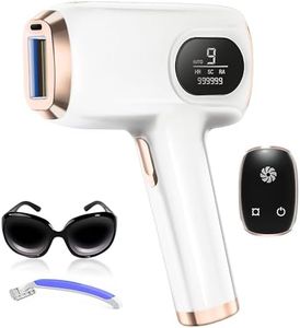 Épilateur Lumière Pulsée, Fonctions HR/SC/RA, 9 niveaux d'énergie, 999 999 impulsions lumineuses, des femmes, des lèvres, du visage, des aisselles et du corps.