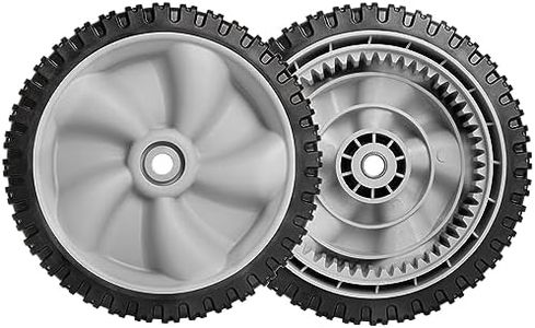 Bularie 734-04581 Front Drive Wheels Replacement for 634-0190(A) - 8" Lawn Mower Wheels Compatible with MTD, Yard Man, Craftsman, Huskee, Yard Machines Self Propelled Walk-Behind Lawnmower 2 Pack