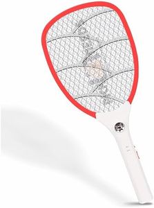 Pick Ur Needs Rechargeable Electric Mosquito Bat/Racquet Mosquito Fly Killing with COB Light Electric Insect Killer Indoor, Outdoor