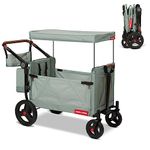 Radio Flyer Atlas Stroll N Wagon, Folding Wagon for 1+ Years - Sage