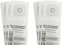 MaxLLTo Replacement 6 Piece Set Vacuum Bags for Nutone Central Vacuums 6 Gallon CV-350 CV-352 CV-353 CV-450 CV-653 CV-750 PP-500 PP-600 PP-650 Vacuum Systems