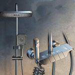 NextGen thermostat shower set,4 function thermostat shower set, rainfall shower set, waterfall shower set, bathroom mixture