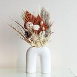 Flowers and Fillers || Golden Sunset Bunch | Natural Dried Flower | Eco-Friendly Flowers for Home, Office, Bedroom, Table Decoration and Craft Items Corner (Without Vase Pot)