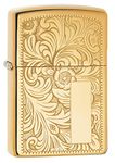 Zippo Windproof Lighter | Metal Long Lasting Zippo Lighter | Best with Zippo Lighter Fluid | Refillable Lighter | Perfect for Cigarettes Cigars Candles | Pocket Lighter Fire Starter | Venetian Floral