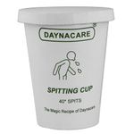 DAYNACARE Disposable Strawbary fregrance Magic Spitting Cup - Pack of 10, Sputum Spit Mug with Lid Cover Spill Proof Cough Spitter Pot for Home Office Hospital Car, 300ML Each Cup (White)