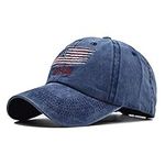 Washed American Flag Baseball Cap -