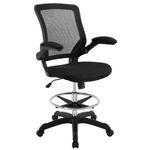 Modway Veer Drafting Stool, Black