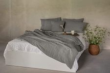 Ger3as Linen Bed Linen Set, 100% Natural Linen, Stonewashed, Natural Fibre Linen, with Envelope Closure