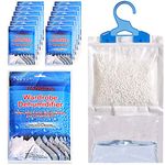 Nyxi Set of 12 Hanging Interior Wardrobe Dehumidifier - 230g Each Bag - Ideal to stop damp, mould mildew & condensation- For Wardrobe, Home, Kitchen, Garage, Bedroom, Caravan, Office, Basement etc