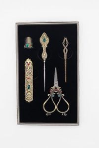 Wizardi Craft Scissors for Felting & Embroidery F07-M13-3-bronze