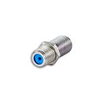 SatelliteSale High-Frequency F81 Coaxial Barrel Connectors Female to Female F-Type 3Ghz Adapter Coupler (Pack of 2 pcs)