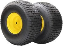 GarveeLife 20x8-8 Lawn Mower Tire Set of 2, 20x8x8 4PR tire and wheel assembly, Lawn Mower Tire on Wheel 3" Hub, 3/4" Bushings, Tractor Turf Tire for Garden Tractor Riding Mover